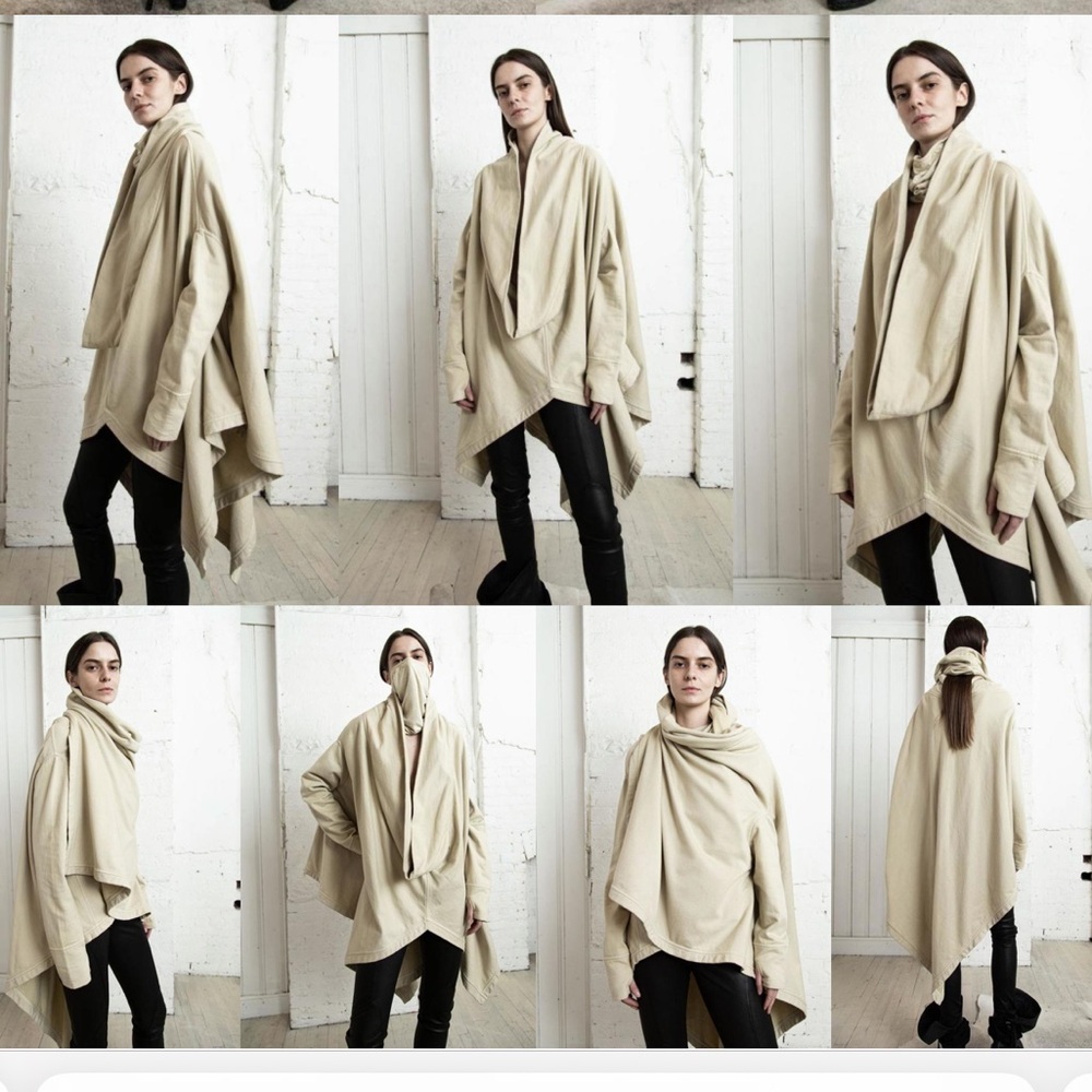 NICHOLAS K | SERIUS SWEAT ASYMMETRIC SWEATSHIRT TOP ~ S